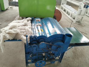 Macchina per l'apertura della fibra dell'apri del cotone di scarto panno di scarto vestiti frantumati che riciclano la carda della <span class=keywords><strong>lana</strong></span> - Product Image 6
