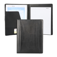 Usine personnalisé chaleur dossier affaires PVC Padfolio fichier dossier organisateur Document PU cuir portefeuille dossier presse à chaud PVC classeur