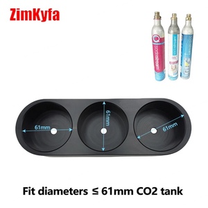 Support de bouteille de CO2 de 60 mm de diamètre compatible Sodastream, support OEM personnalisé, outils pneumatiques, noir, sûr et bien rangé - Product Image 6