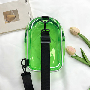 Nuova Borsa a Tracolla Stile Coreano Trendy e Originale con Teschio Fantasma, Borsa <span class=keywords><strong>Monospalla</strong></span> per Uomo e Donna, in PVC con Cerniera, Morbida Piccola Custodia per Telefono - Product Image 5