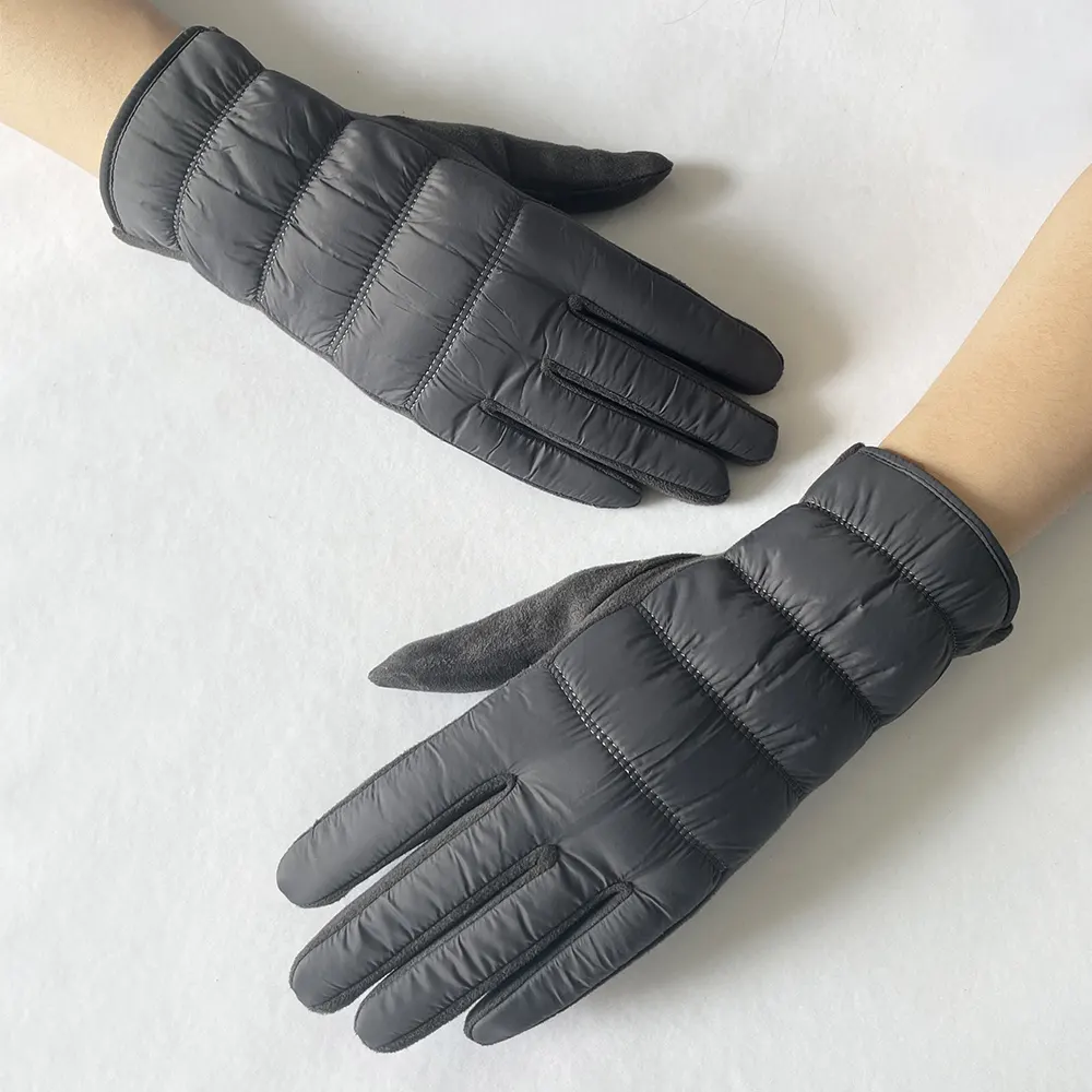 BSCI üretici dokunmatik kadın eldiven ile kış moda özelleştirmek