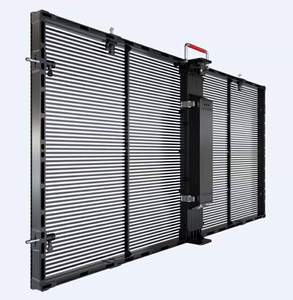 Miễn Phí Trường Hợp Chuyến Bay Trong Nhà Cố Định P3.91 Đầy Đủ Màu Sắc SMD Quảng Cáo Cửa Sổ Video Tường Trong Suốt Màn Hình LED - Product Image 2