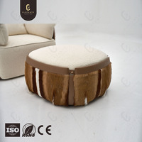 Fauteuil artisanal de qualité supérieure double surface en cuir véritable A2 et cuir d'agneau Fauteuil ergonomique de luxe à rembourrage profilé sur mesure