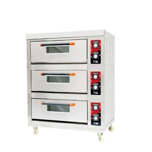 Horno eléctrico comercial para cocina, horno para hornear, tres capas, nueve Sartenes para catering, equipo comercial para hornear - Product Image 2