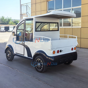Vente directe d'usine, mini voiture de patrouille 2 places, utilisation scolaire, voiture de patrouille avec lumière d'avertissement, chariot de patrouille - Product Image 5