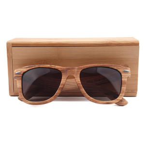 Étui à lunettes en bois Conchen, rectangle, couleur bois naturel, style rétro, résistant aux chutes, résistant à l'usure BC034 - Product Image 5
