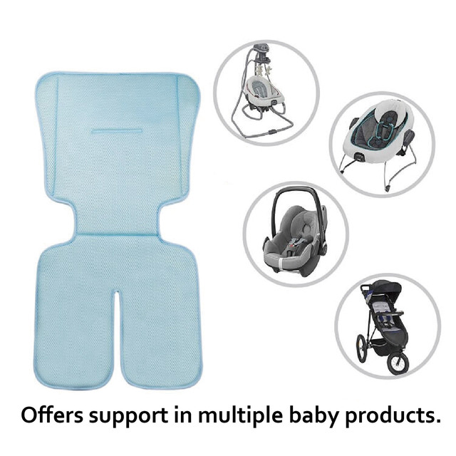 Wazir Adjustable Comfortable Baby Car Seat Pram Stroller Insert Liner Cushion-Stroller Accessories Mesh