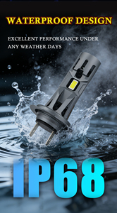 GOODZOOM Ampoules de phares de voiture à <span class=keywords><strong>LED</strong></span> à double ventilateur à dissipation rapide de <span class=keywords><strong>la</strong></span> chaleur H11 9005 9006 H4 Phares de voiture à <span class=keywords><strong>LED</strong></span> H7 pour voiture camion - Product Image 6