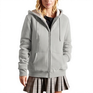 Sudadera con Capucha de Sherpa para Mujer, Cálida y Suave, Tipo Teddy, para Invierno - Product Image 2
