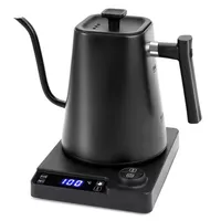 900ML משתנה טמפרטורת בקרת יוצקים מעל נירוסטה קפה קומקום מתכווננת חשמלי קומקומים