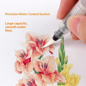 <span class=keywords><strong>Pinceau</strong></span> à <span class=keywords><strong>aquarelle</strong></span> avec poils en nylon et manche en plastique, réservoir rechargeable et embouts de <span class=keywords><strong>pinceau</strong></span> assortis - Product Image 4