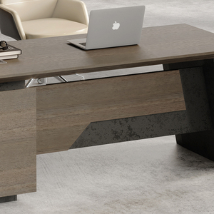 Cao cấp thương mại đồ nội thất độc đáo thiết kế hiện đại văn phòng tổng giám đốc bằng gỗ điều hành bảng bàn - Product Image 5