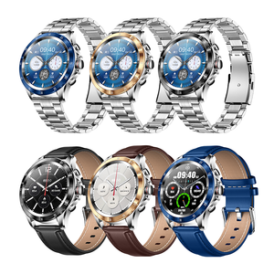 NX1 PRO montre plusieurs modes de sport <span class=keywords><strong>SMS</strong></span> rappel appel température corporelle surveillance de l'oxygène sanguin rond hommes d'affaires montre intelligente NX1 - Product Image 1