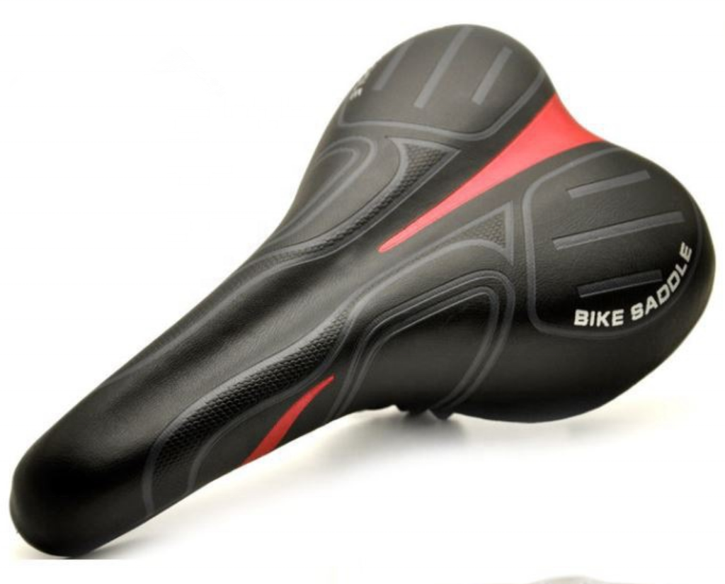 Мягкое велосипедное седло, утолщенное хлопковое велосипедное седло с эффектом памяти, хорошее амортизирующее седло для велосипеда