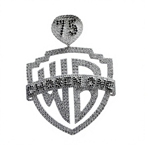 Pendentif Sac à Monnaie en Argent 925, Alliage et Strass, Breloque Thème Hip Hop, Bijou Unisexe, Cadeau - Product Image 1