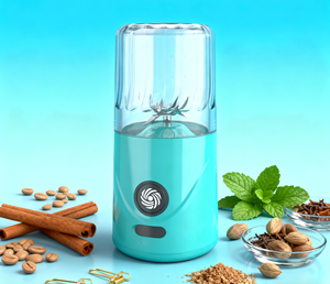 Heavy-Duty 260ml Portable <strong>Blender</strong> -Light <strong>Crushing</strong> <strong>Ice</strong> Smoothies Maker Compact Personal Juicer Leak-Proof USB Car - Product Image 5