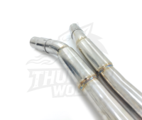 Pièces d'échappement haute performance pour voitures, échappement à flux libre, ajustement parfait pour G87 M2/G80 M3/G82 M4 S58 3.0T, tube intermédiaire OEM avec résonateur