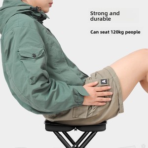 Silla Plegable Portátil Ligera para Exteriores con Logotipo Personalizado, Silla <span class=keywords><strong>de</strong></span> Metal para Picnic, Senderismo, Parques y Jardín, Muebles Resistentes para Exteriores - Product Image 3