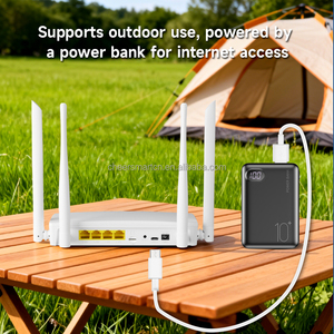 Modem routeur Wi-Fi 4G débloqué ChiWay avec carte SIM, routeur sans fil pour la <span class=keywords><strong>maison</strong></span>, le petit bureau, routeur CPE LTE avec antenne externe - Product Image 4