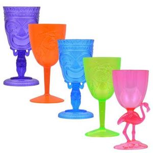 Tasses en plastique de vin rouge sans Bpa 5 tasses en plastique de <span class=keywords><strong>couleur</strong></span> <span class=keywords><strong>jetable</strong></span> en <span class=keywords><strong>verre</strong></span> de pp 350ml pour le champagne - Product Image 4