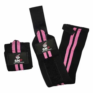 Hoogwaardige Custom Hand Verstelbare Polssteun Bands Gym Bench Press Gewichtheffen Wrist Wraps Voor Fitness