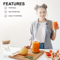 Botella Transparente para Bebidas, Libre de BPA, Personalizable, Botella de Plástico Vacía para Mascotas, para Agua Mineral