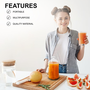 Bouteille de boisson transparente sans BPA, bouteille en plastique PET vide personnalisée pour l'eau minérale - Product Image 4
