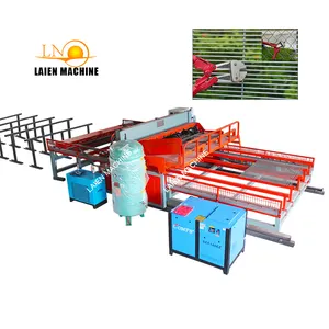 High speed 100times/min 358 Clear VU Anti Climb Fence Wire mesh welding machine automatic