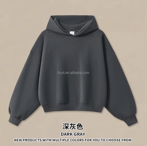 Vente en gros de sweats à capuche unisexes en coton vierge de haute qualité, sweats à capuche en molleton français pour hommes - Product Image 4