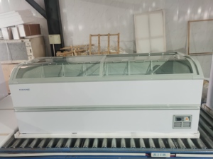 Congelador de Alta Capacidad con Enfriamiento Directo para Carne o Helado, Puertas Corredizas de Vidrio Templado para Refrigerador, Venta Directa de Fábrica - Product Image 3