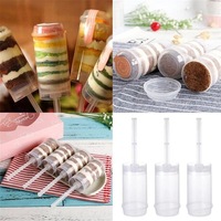 Tube Push Pop Carré Personnalisé pour Sushi et Gâteaux avec Bouchon Pompe, Petit Cadeau Unique pour Fête, Design Créatif Imprimé UV/Doré