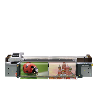 Machine d'impression rapide à matériaux hybrides, imprimante UV rouleau à rouleau grand format 3200 mm