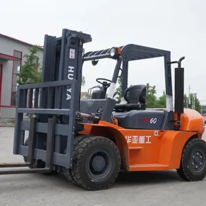 Kualitas tinggi diesel forklift 4 5 6 7 ton mesin Jepang luar ruangan angkat tinggi 3m-7m semua medan forklift 4x4 4 wd