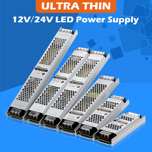 DC12V 24V Ultra Thin FCOB <strong>LED</strong> Light <strong>Power</strong> Supply 60W 100W <strong>150W</strong> 200W 300W Transformer <strong>Adapter</strong> AC190V to 240V Driver COB <strong>LED</strong> <strong>Strip</strong> - Product Image 2