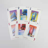 Cartes de poker et de tarot personnalisées professionnelles imprimées en noir brillant avec dorure à chaud, boîte cadeau, matériau PVC/papier, logo personnalisable, portable