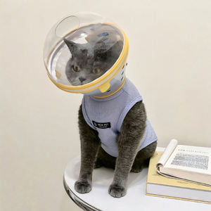 <span class=keywords><strong>Collar</strong></span> de Recuperación Ajustable para Mascotas, de Plástico, Impermeable, para Gatos, Material Suave, con Luces, Evita Mordeduras y Arañazos - Product Image 1