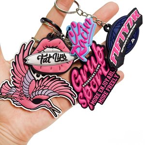 Móc khóa PVC mềm 3D tùy chỉnh bán chạy, thân thiện với môi trường, khắc nổi, quà tặng cá nhân hóa, số lượng lớn, trực tiếp từ nhà máy - Product Image 1