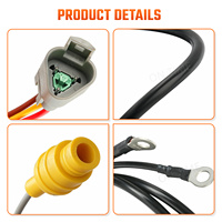 Computadora de a bordo para carrito de golf, unidad de potencia OBC de 48 V, compatible con modelos Club Car DS 1998-2005, enchufe de 3 pines OEM # 101909901
