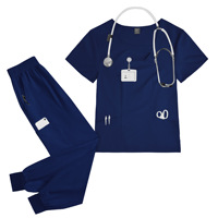 42070 -2026 Blouses médicales tendance à col en V - Uniformes légers pour femmes dans le secteur de la santé avec évacuation de l'humidité