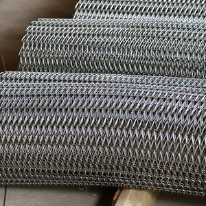 Cấp thực phẩm lò vành đai <span class=keywords><strong>304</strong></span> 316 thép không gỉ kim loại cân bằng dệt xoắn ốc băng tải lưới - Product Image 1