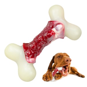 UliLink Langlebiges Nylon-Hundespielzeug mit Hühnergeschmack, Unzerstörbar und Umweltfreundlich, 100g für Starke Kauer und Große Hunde - Product Image 1