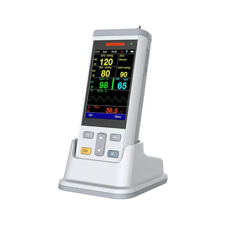 Ziekenhuis Drinkbaar Vitaal Teken Bewakingsmachine Handheld Puls Oximeter Monitor Usb