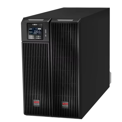 APC Smart-UPS он-лайн, 10 кВА/10 кВт, крепление на стойку 6U, 220 В/380 В, онлайн-SURT10000XLI-CH Tower UPS APC UPS