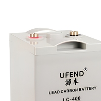 Batterie AGM au plomb-carbone OEM 2V 400Ah à cycle profond longue durée pour système de batterie de secours mobile hybride éolien/solaire pour camping-car