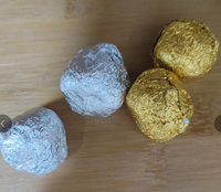 Boules de thé fleuri artisanales à la saveur de jasmin, cadeau de Noël, boules de thé vert aux fleurs