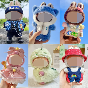 [Muñeca No Incluida] Set <span class=keywords><strong>de</strong></span> Lujo <span class=keywords><strong>de</strong></span> Diseñador Resup <span class=keywords><strong>de</strong></span> Peluche Unisex, Ropa y Accesorios <span class=keywords><strong>de</strong></span> Dibujos Animados: Zapatos, Bolso, Sombrero, Camisa <span class=keywords><strong>para</strong></span> <span class=keywords><strong>Muñecas</strong></span> <span class=keywords><strong>de</strong></span> 17cm - Product Image 2