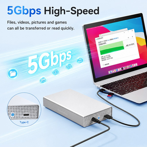 Nouveaux produits : Boîtier <span class=keywords><strong>externe</strong></span> USB-C pour disques durs SATA/SAS de 2,5 et 3,5 pouces, adaptateur SSD/HDD SAS - Product Image 2
