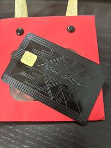 Tarjeta Inteligente NFC de Acero RFID Personalizada, de Lujo para Negocios, Superficie Brillante de 0.8mm de Grosor, 13.56MHz - Product Image 2