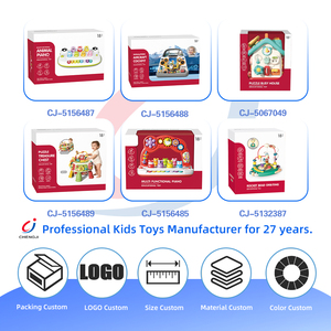 Juguetes Educativos <span class=keywords><strong>para</strong></span> Actividades Preescolares Chengji, Juguetes <span class=keywords><strong>de</strong></span> Viaje Montessori, Sensoriales, con Iluminación, Música, Dibujos Animados, Coloridos, Juego <span class=keywords><strong>de</strong></span> Tambores <span class=keywords><strong>para</strong></span> Niños - Product Image 4