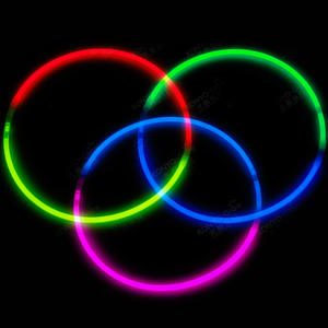 Usine directe 22 pouces collier lumineux LED écologique collier Flash jouets lumineux de qualité européenne américaine - Product Image 4